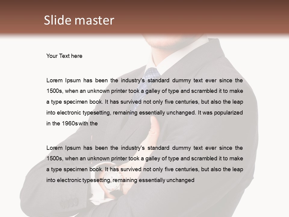 Flirten Selbstsicher Jung PowerPoint Template