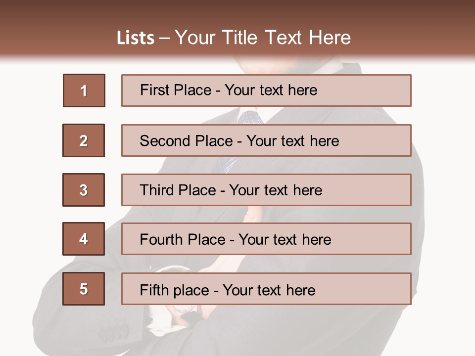 Flirten Selbstsicher Jung PowerPoint Template