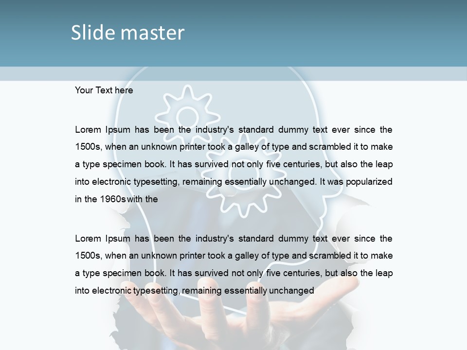 Date Ordnung Selbstsicher PowerPoint Template