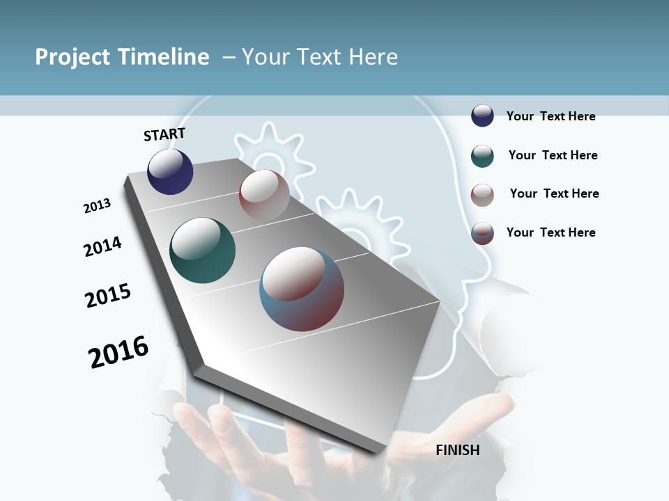 Date Ordnung Selbstsicher PowerPoint Template