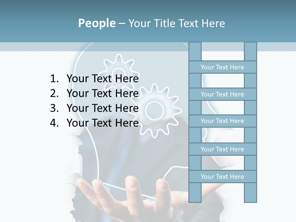 Date Ordnung Selbstsicher PowerPoint Template