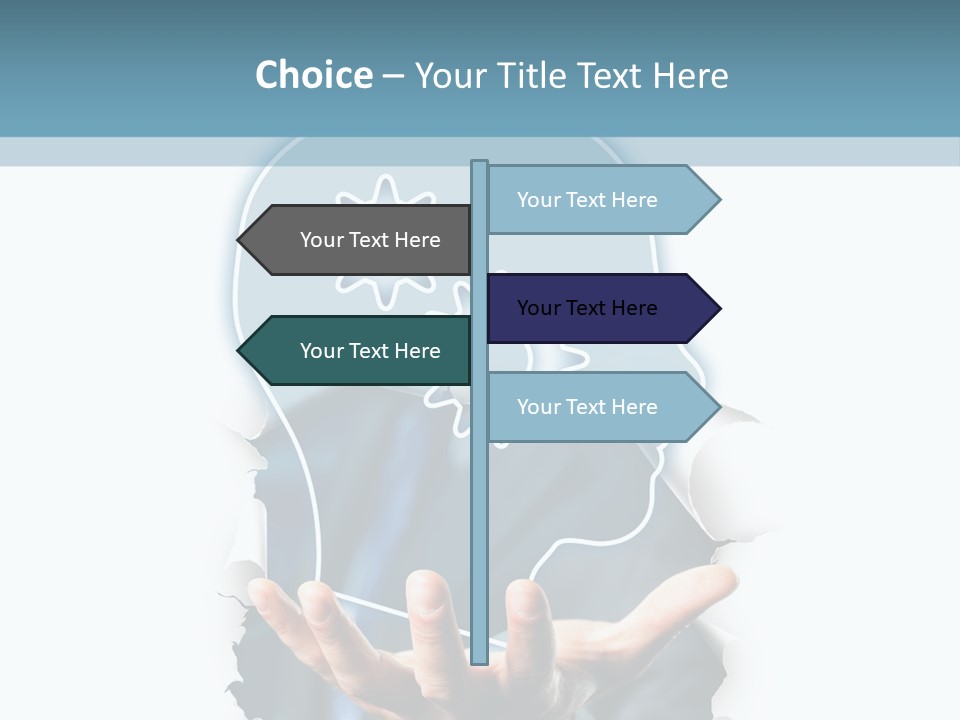 Date Ordnung Selbstsicher PowerPoint Template