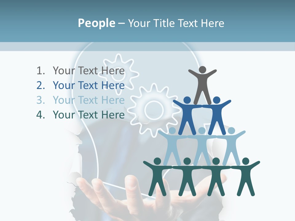 Date Ordnung Selbstsicher PowerPoint Template