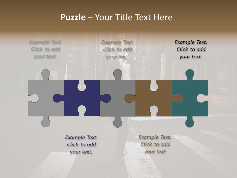 Run New York Outdoor PowerPoint Template