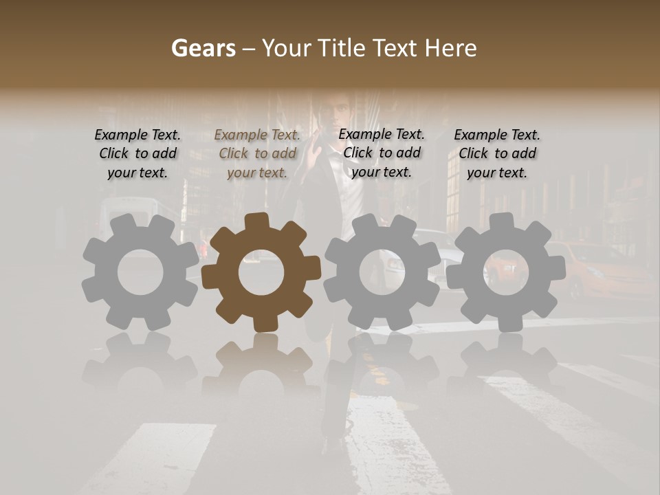 Run New York Outdoor PowerPoint Template