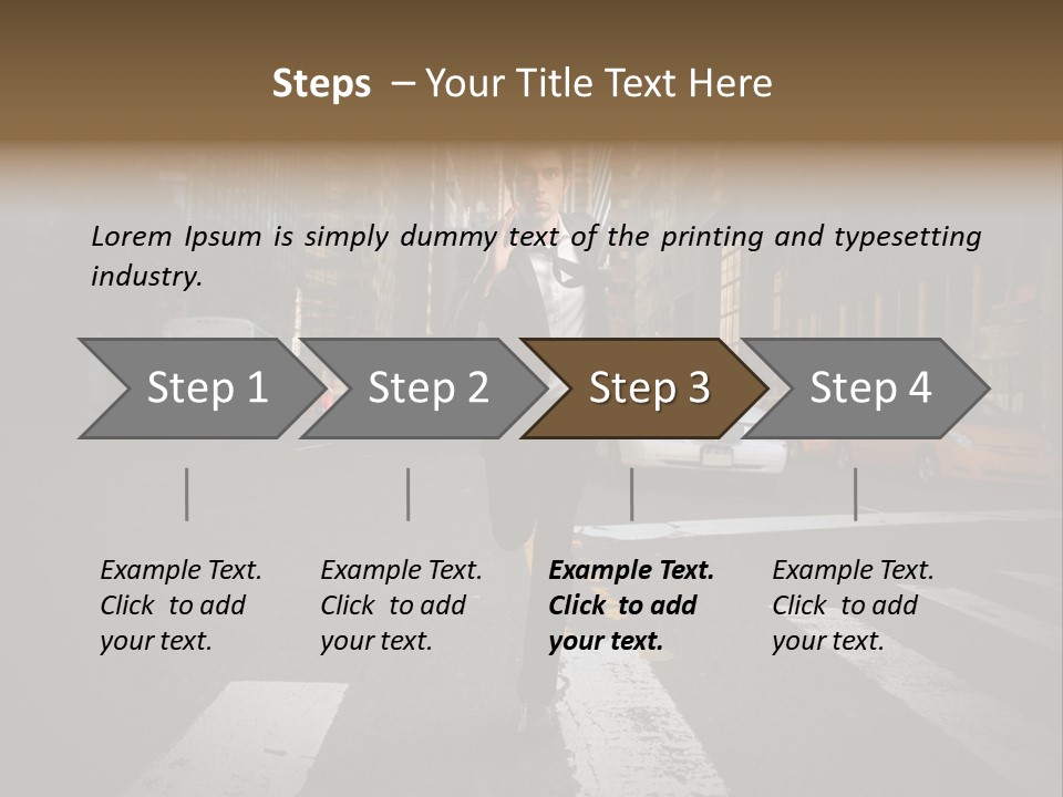 Run New York Outdoor PowerPoint Template