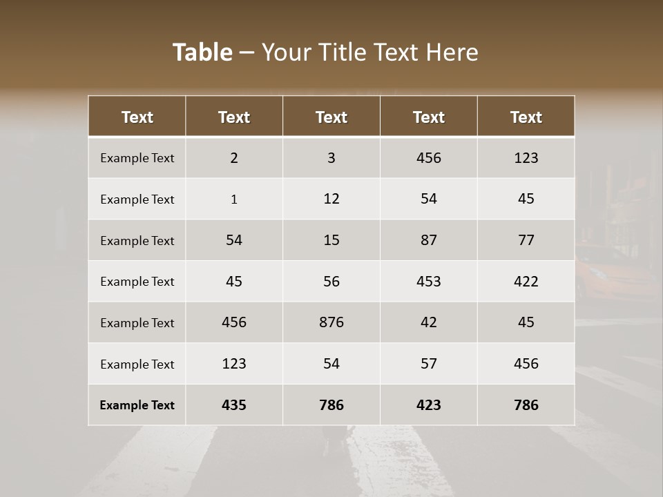 Run New York Outdoor PowerPoint Template