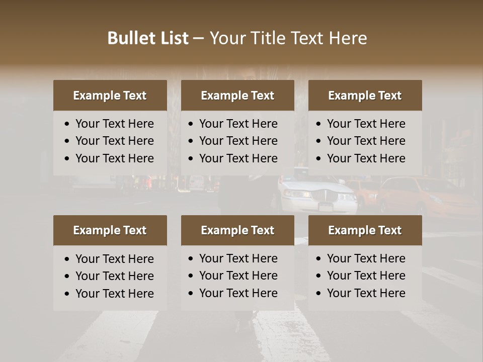 Run New York Outdoor PowerPoint Template