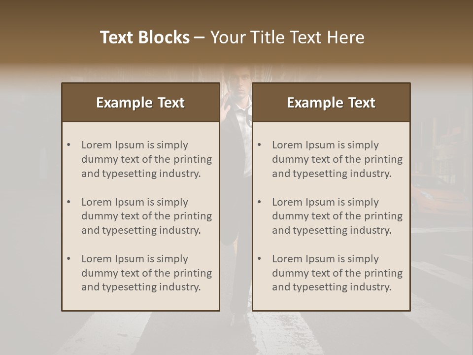 Run New York Outdoor PowerPoint Template