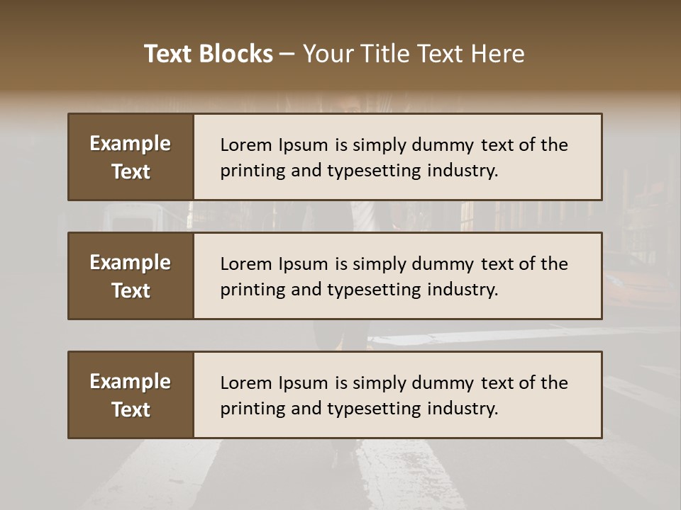 Run New York Outdoor PowerPoint Template