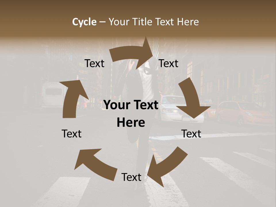 Run New York Outdoor PowerPoint Template