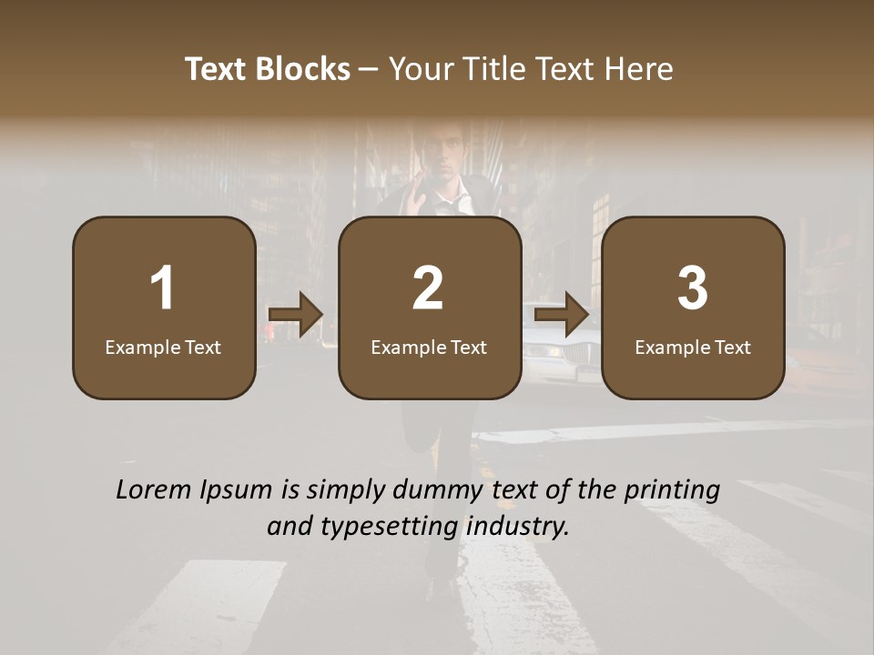 Run New York Outdoor PowerPoint Template