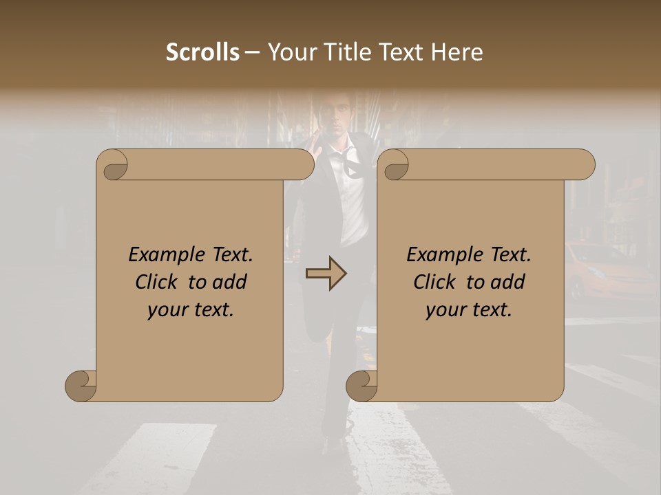 Run New York Outdoor PowerPoint Template