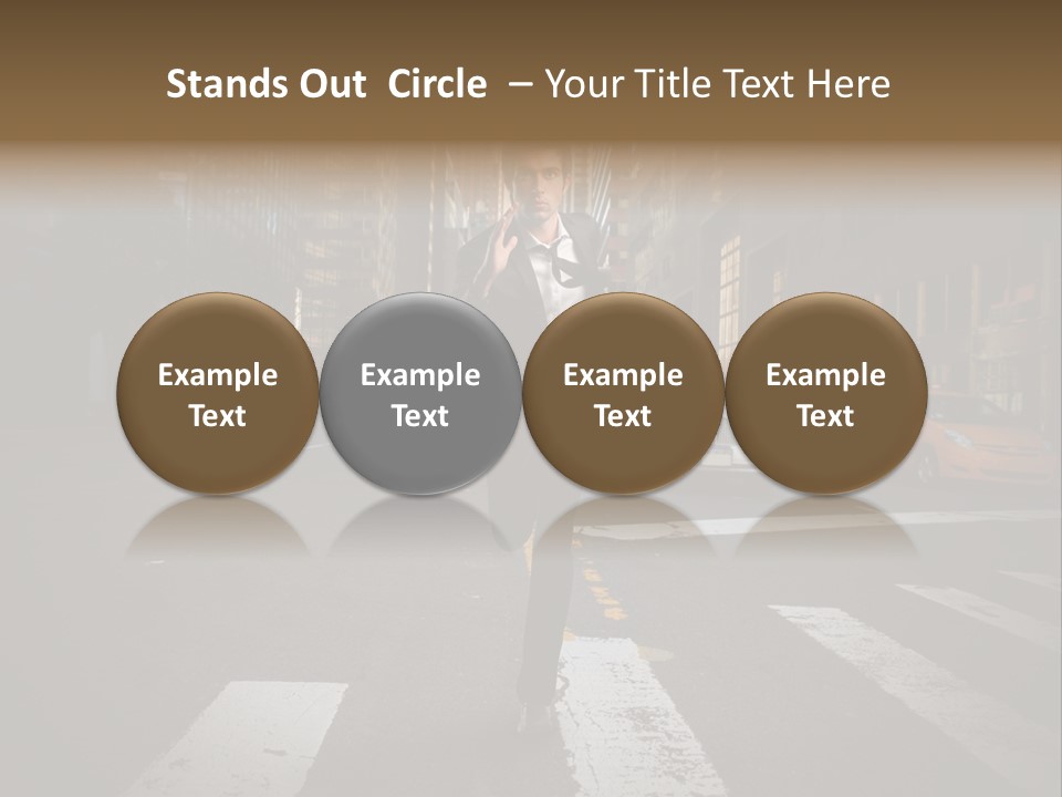 Run New York Outdoor PowerPoint Template