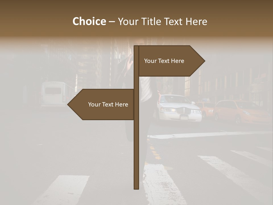 Run New York Outdoor PowerPoint Template