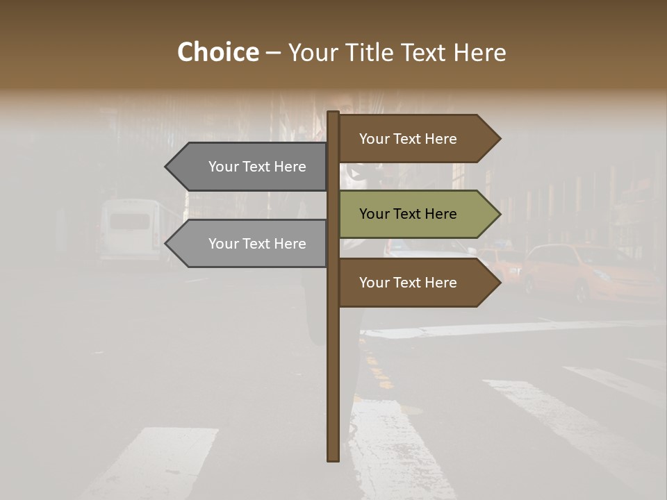 Run New York Outdoor PowerPoint Template