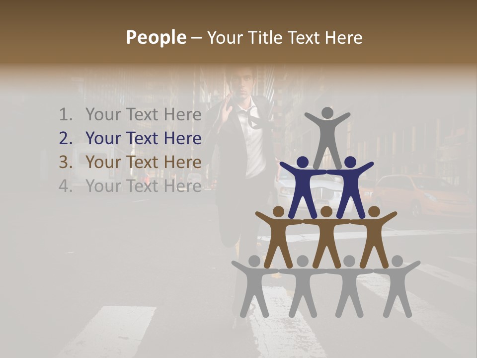 Run New York Outdoor PowerPoint Template