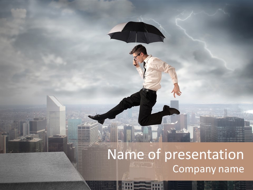 Joyful Lying Hispanic PowerPoint Template