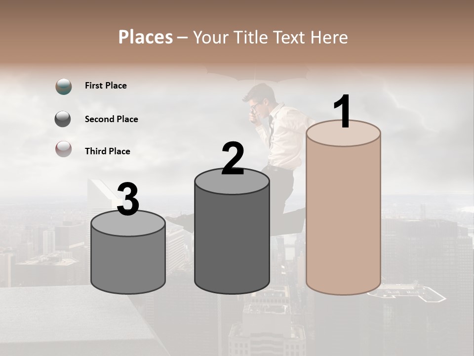 Joyful Lying Hispanic PowerPoint Template