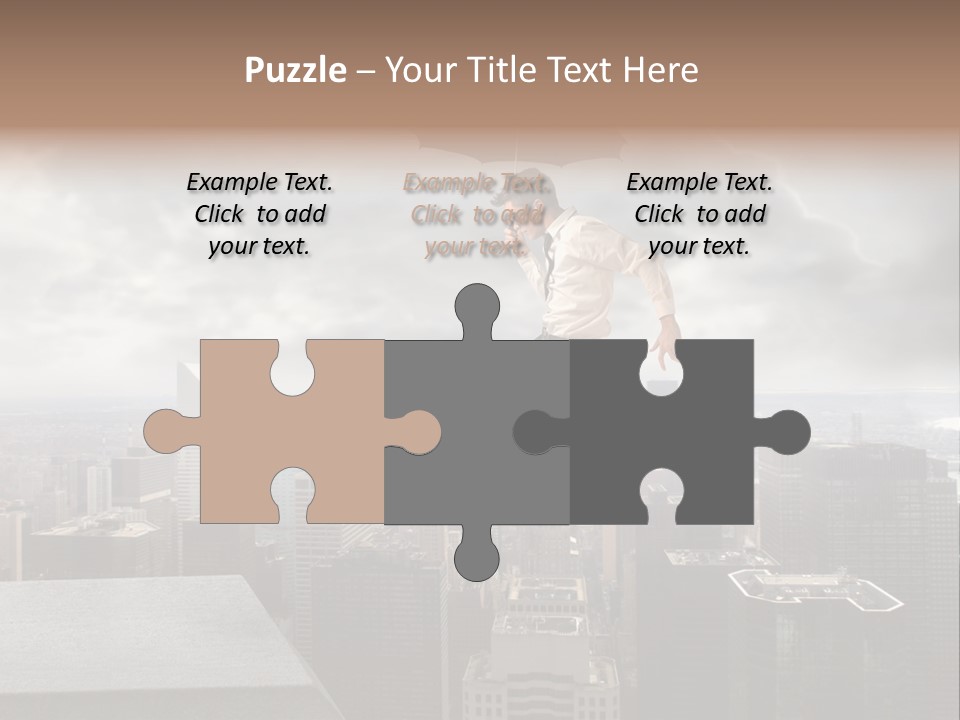 Joyful Lying Hispanic PowerPoint Template