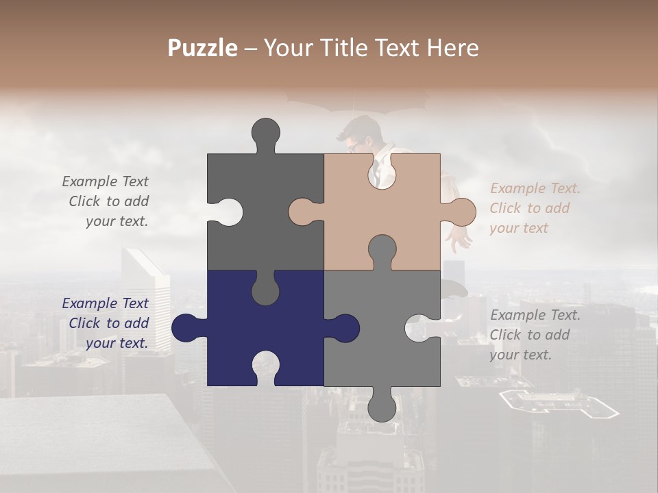 Joyful Lying Hispanic PowerPoint Template