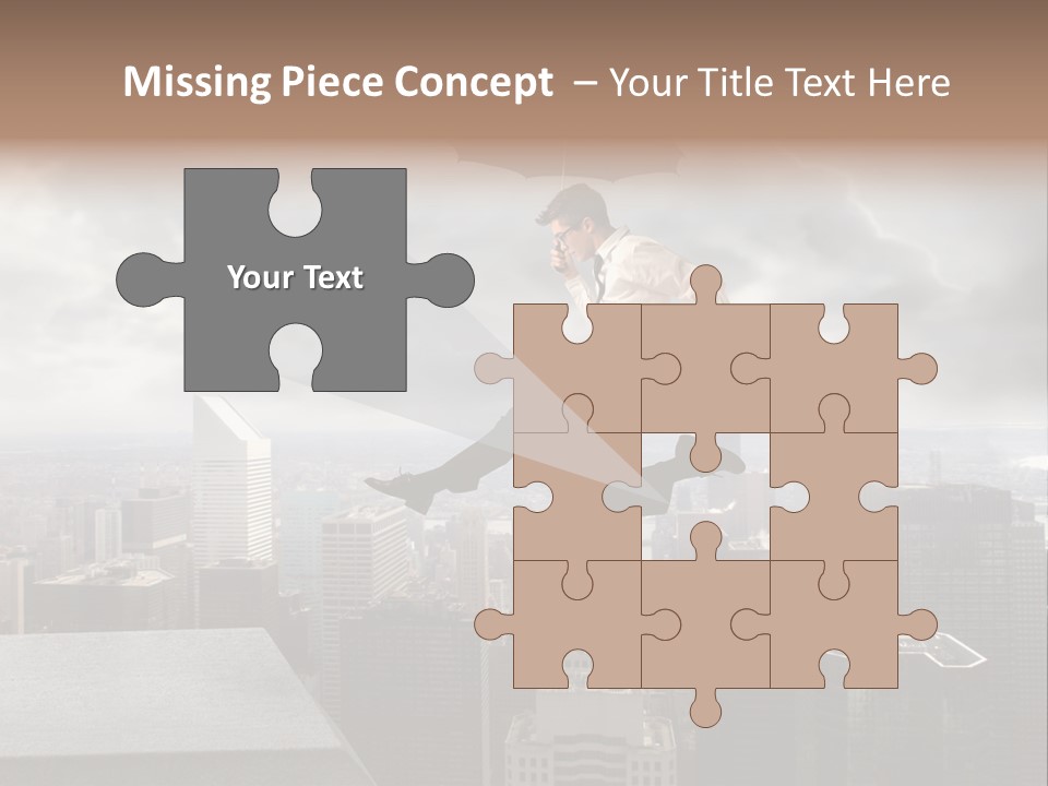 Joyful Lying Hispanic PowerPoint Template