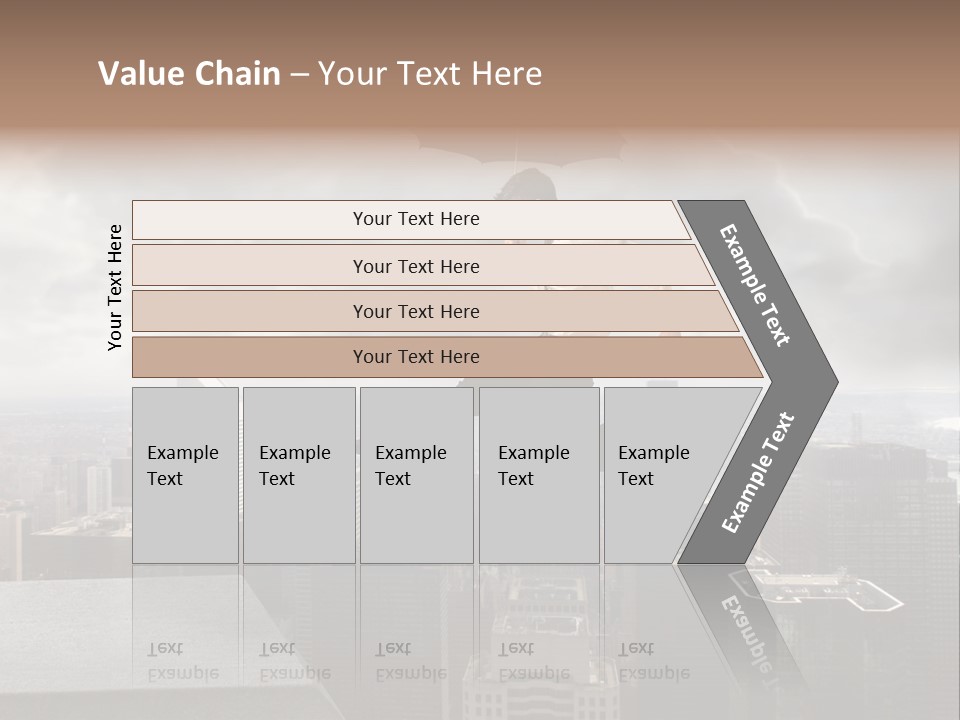 Joyful Lying Hispanic PowerPoint Template