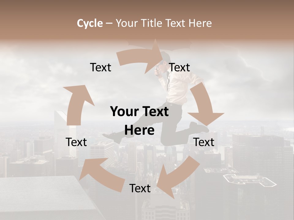 Joyful Lying Hispanic PowerPoint Template