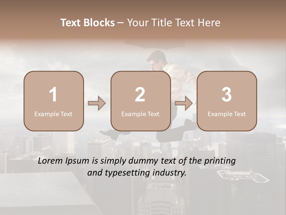 Joyful Lying Hispanic PowerPoint Template