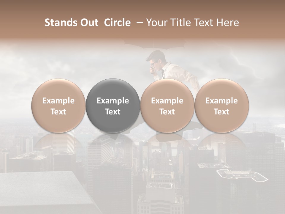 Joyful Lying Hispanic PowerPoint Template