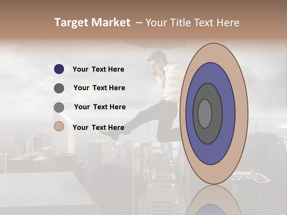 Joyful Lying Hispanic PowerPoint Template