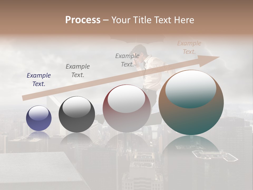 Joyful Lying Hispanic PowerPoint Template