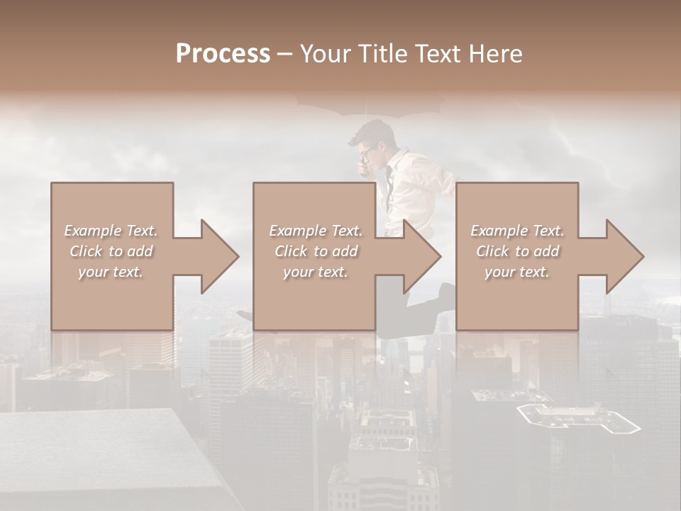 Joyful Lying Hispanic PowerPoint Template