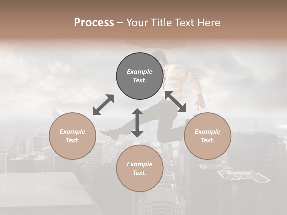 Joyful Lying Hispanic PowerPoint Template