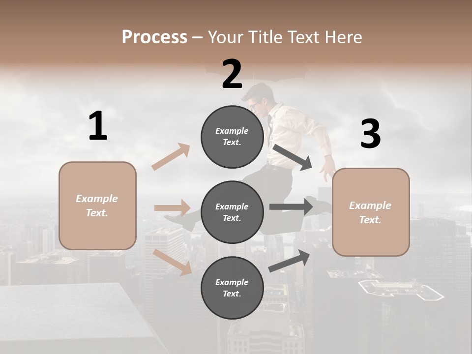 Joyful Lying Hispanic PowerPoint Template