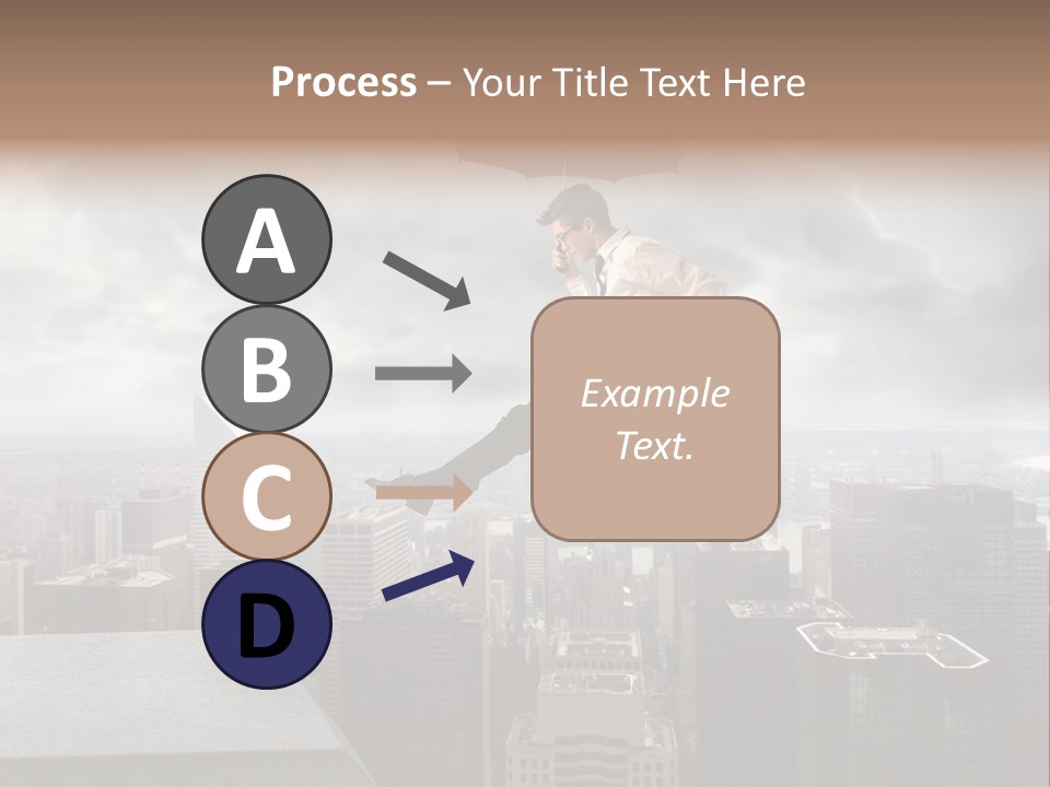 Joyful Lying Hispanic PowerPoint Template