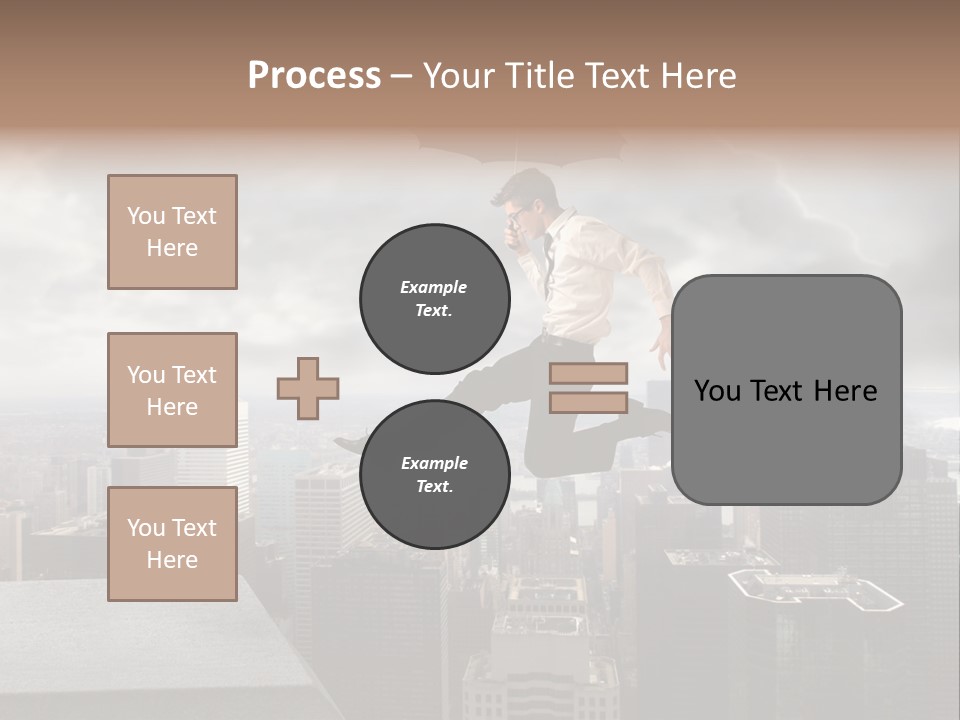 Joyful Lying Hispanic PowerPoint Template