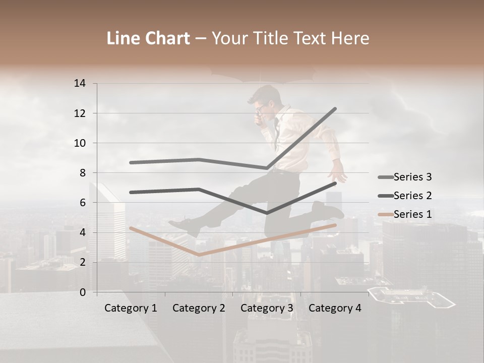 Joyful Lying Hispanic PowerPoint Template
