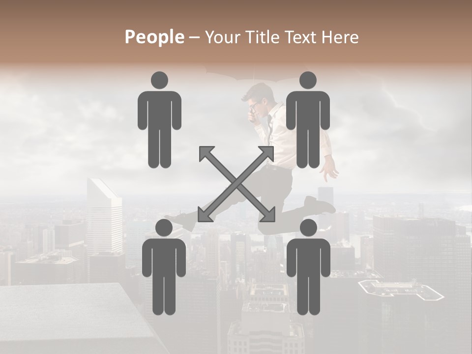 Joyful Lying Hispanic PowerPoint Template