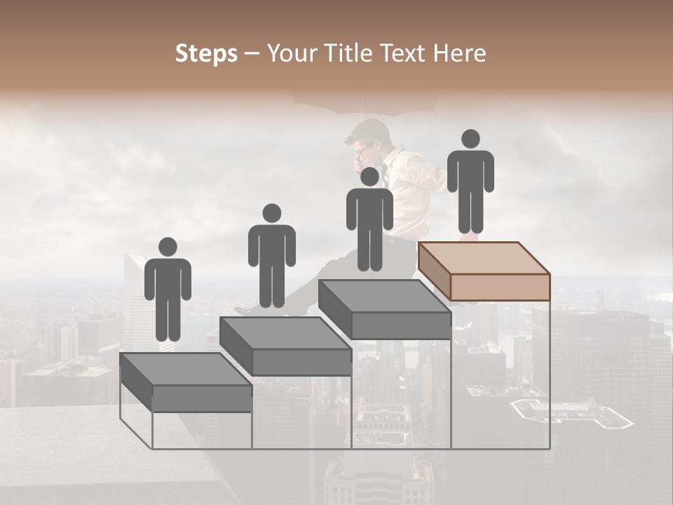 Joyful Lying Hispanic PowerPoint Template