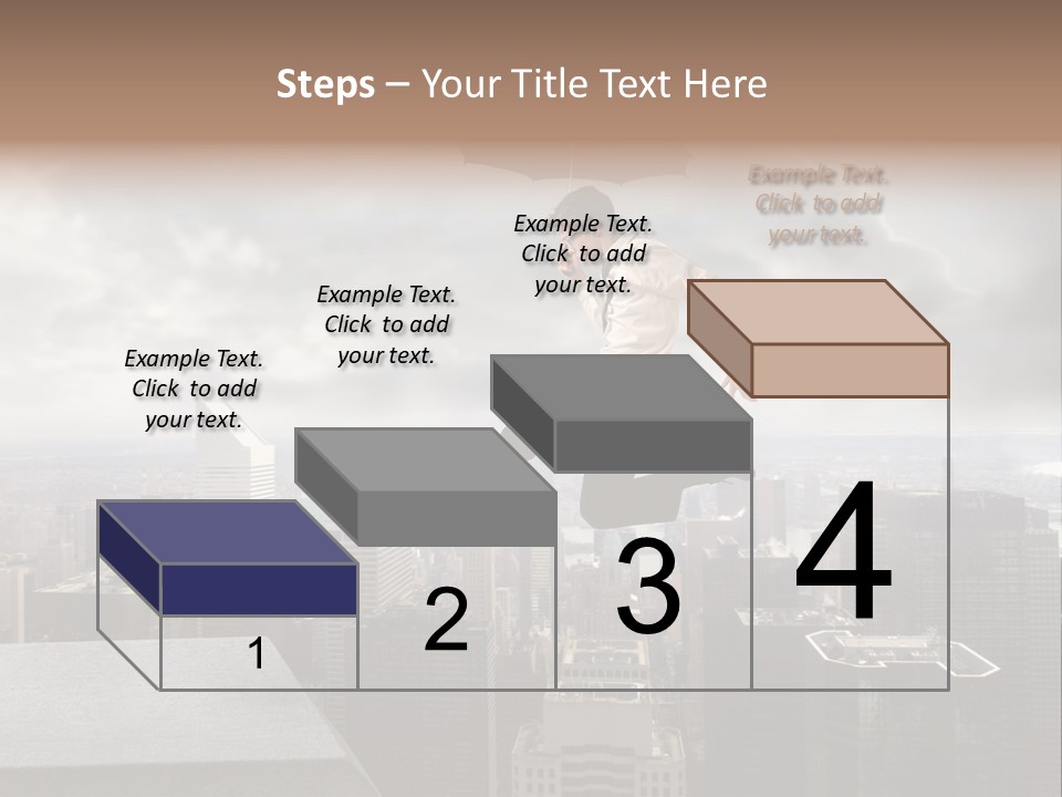 Joyful Lying Hispanic PowerPoint Template