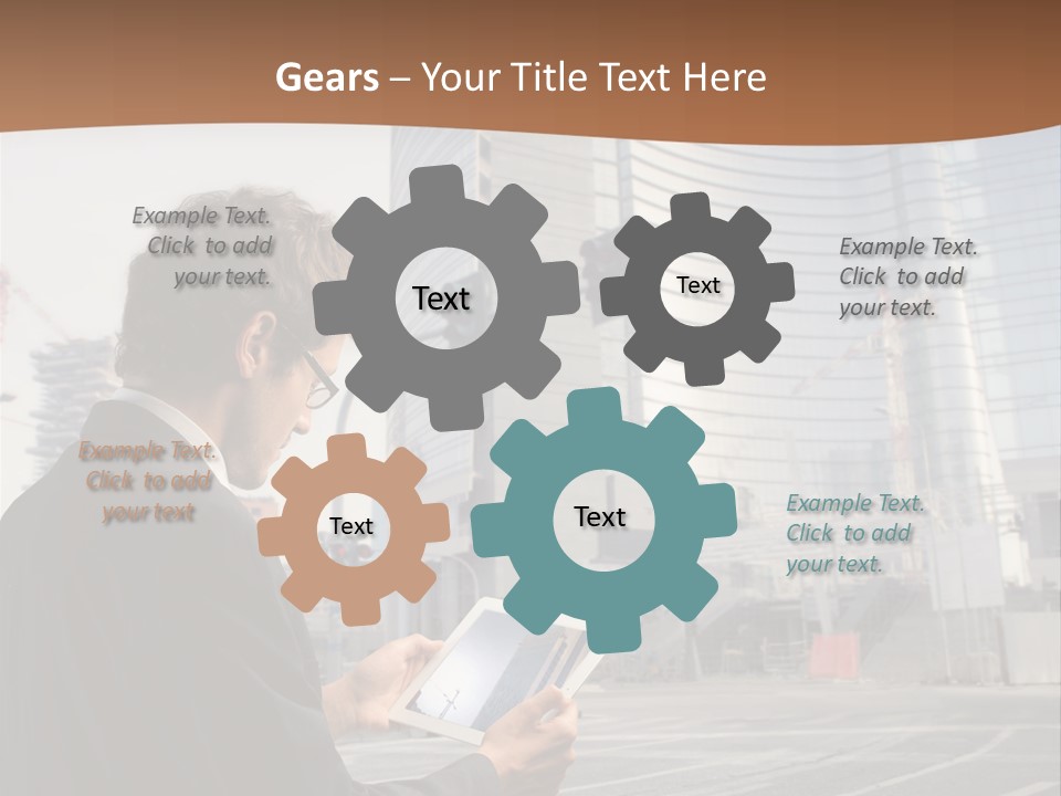 Tablet Photo Ipad PowerPoint Template