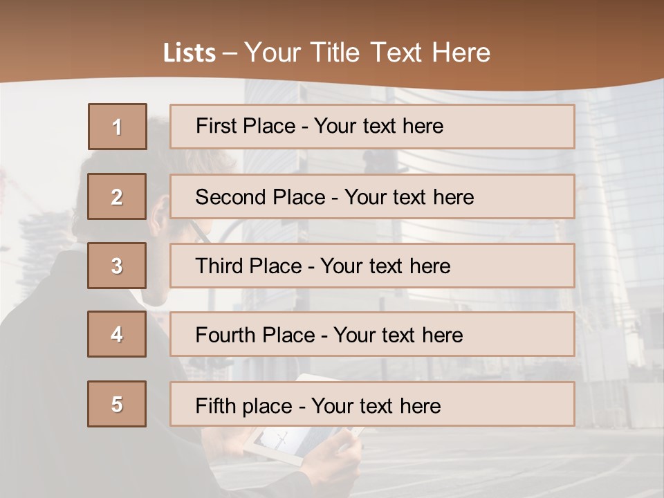 Tablet Photo Ipad PowerPoint Template
