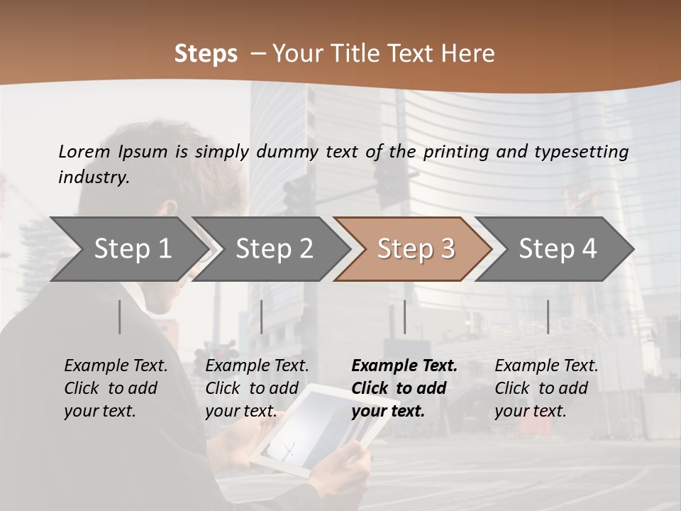 Tablet Photo Ipad PowerPoint Template