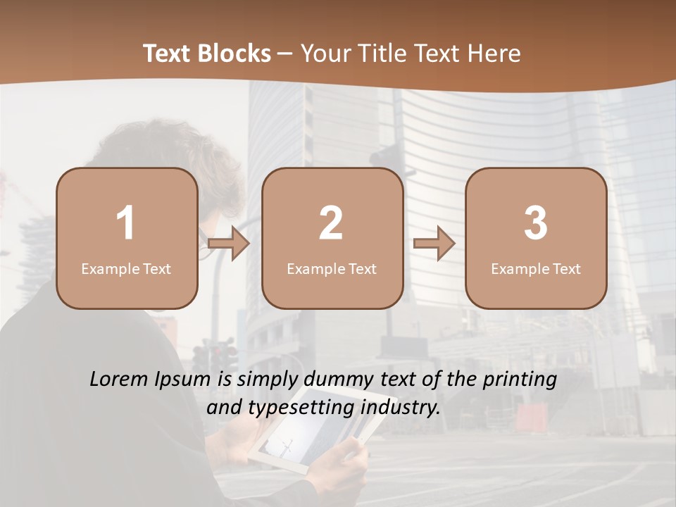 Tablet Photo Ipad PowerPoint Template