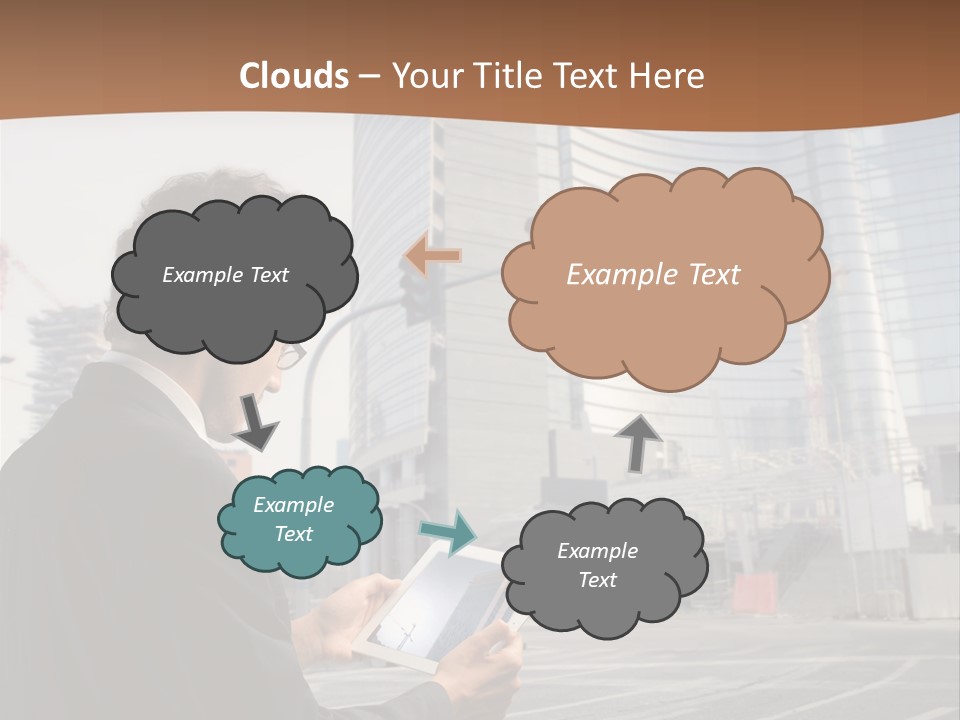 Tablet Photo Ipad PowerPoint Template