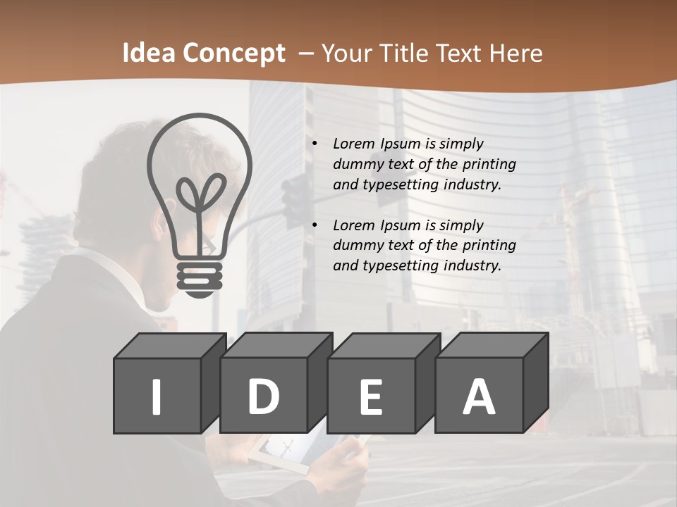 Tablet Photo Ipad PowerPoint Template