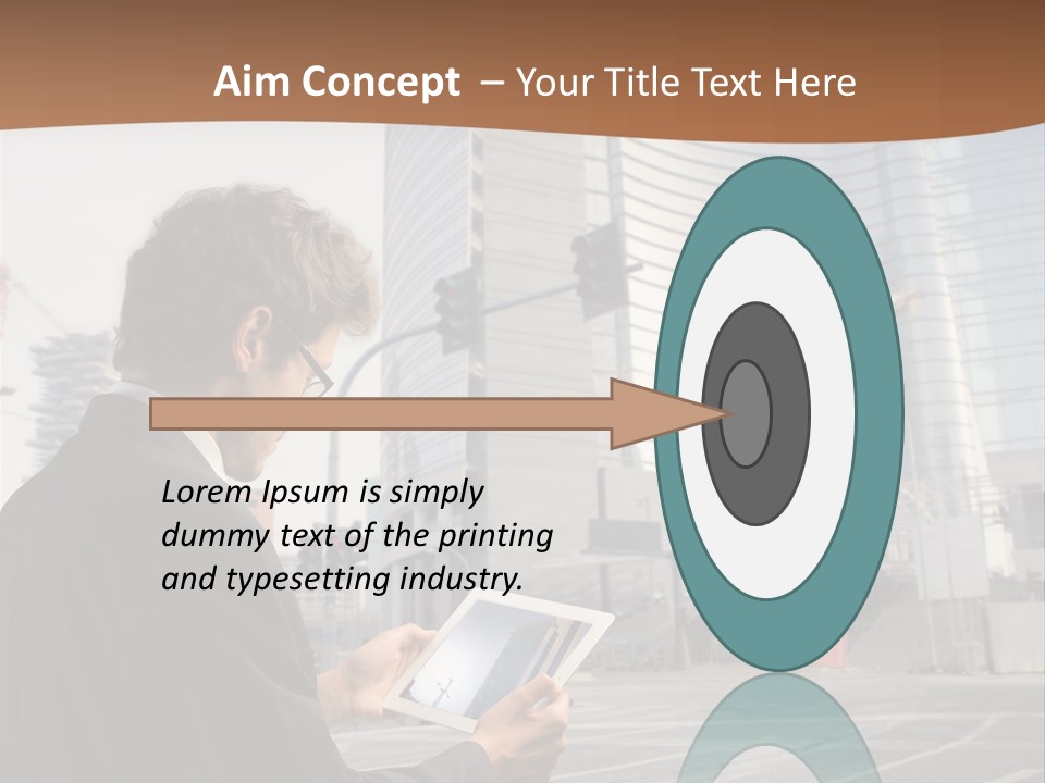 Tablet Photo Ipad PowerPoint Template