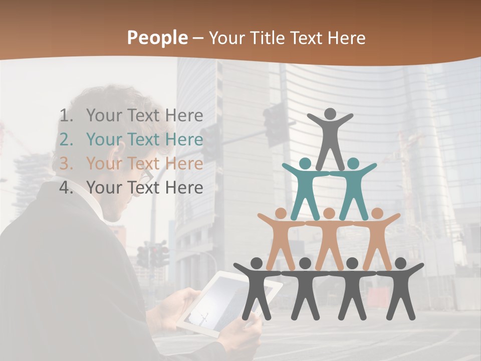 Tablet Photo Ipad PowerPoint Template