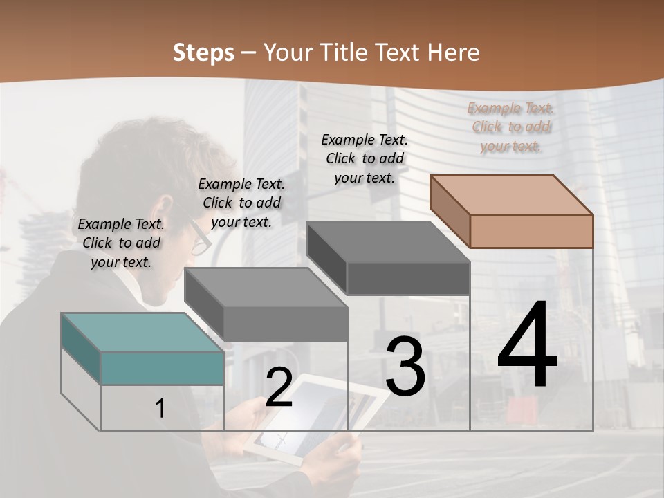 Tablet Photo Ipad PowerPoint Template